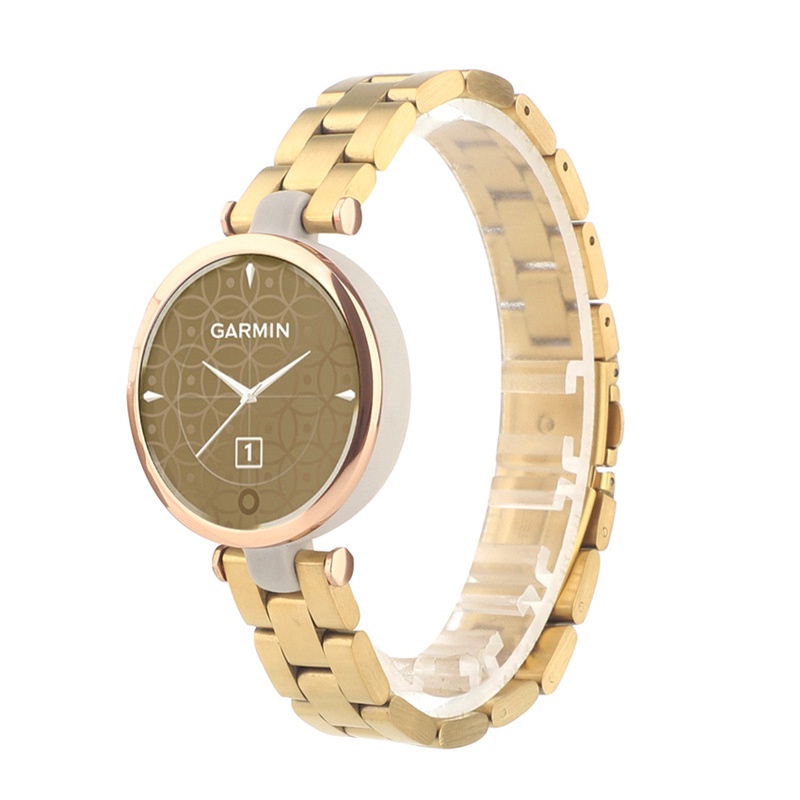 Dây Đeo Thay Thế Chất Liệu Thép Không Gỉ Màu Trơn Cho Garmin Lily