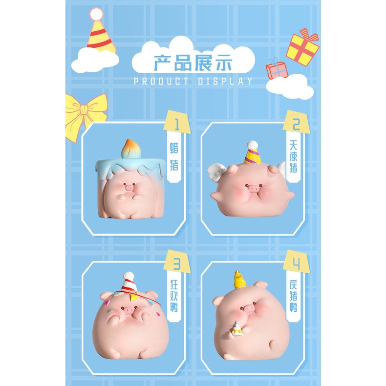 Búp Bê Hình Chú Heo Hoạt Hình Thủ Công Dùng Để Trang Trí