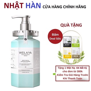 Dầu gội phục hồi tóc đa tầng nấm truffle Weilaiya White Truffle Lightness Shampoo 450ml