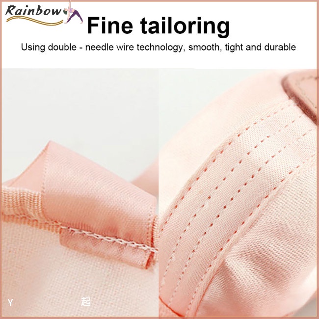 Giày Múa Ba Lê Chuyên Nghiệp Phối Dây Ruy Băng Dễ Thương Cho Nữ