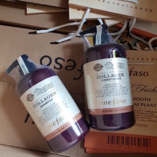 Cặp gội xả collagen mefaso 850ml