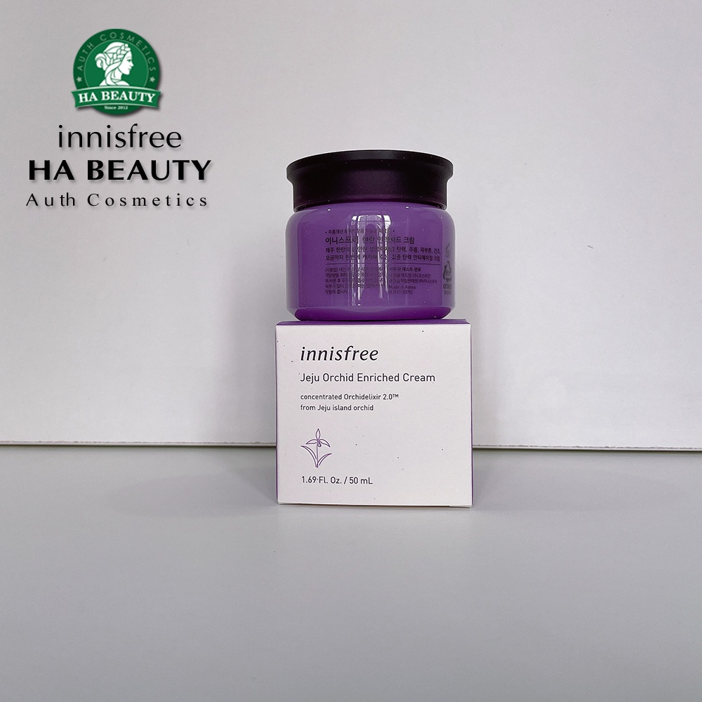 Kem dưỡng ẩm chống lão hóa săn chắc đàn hồi da hoa lan tím innisfree Jeju Orchid Enriched Cream 50ml