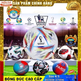 Bóng đá số 5 tiêu chuẩn loại 3 lớp Quả bóng đá size 5 4 trái banh trái bóng đá da giá rẻ CLB cho bé trẻ em và người lớn