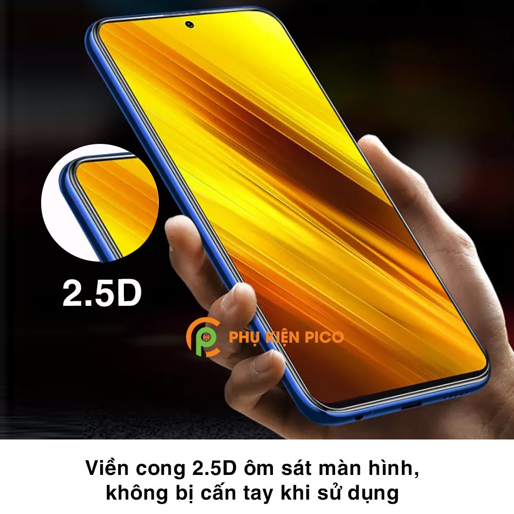 Kính cường lực Xiaomi Poco X3 NFC / Poco F3 / Poco X3 Pro / Poco M3 Pro / Poco M4 Pro 5G full màn hình chính hãng Gor