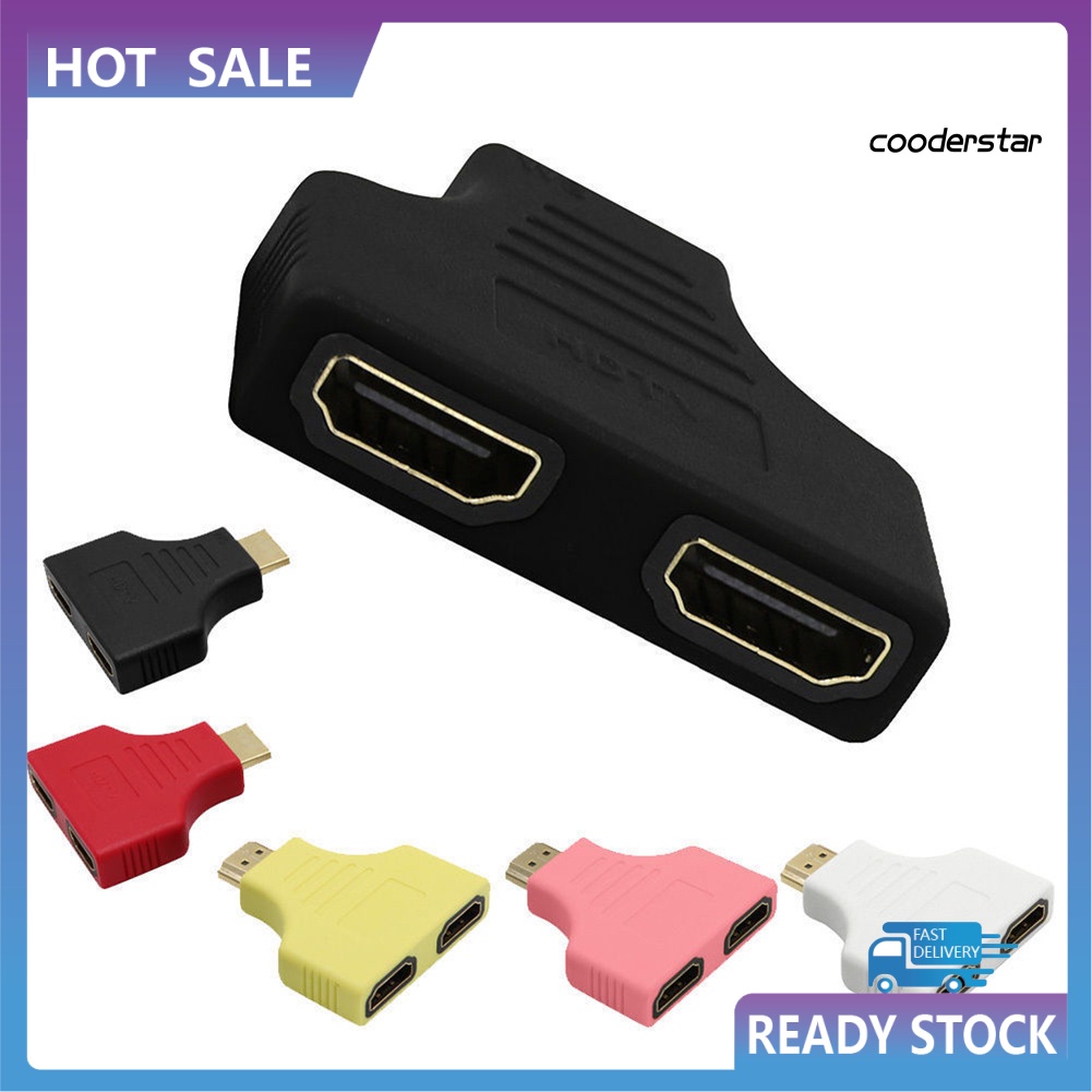 Đầu chia cổng HDMI 1080P sang 2 trong 1 tiện dụng