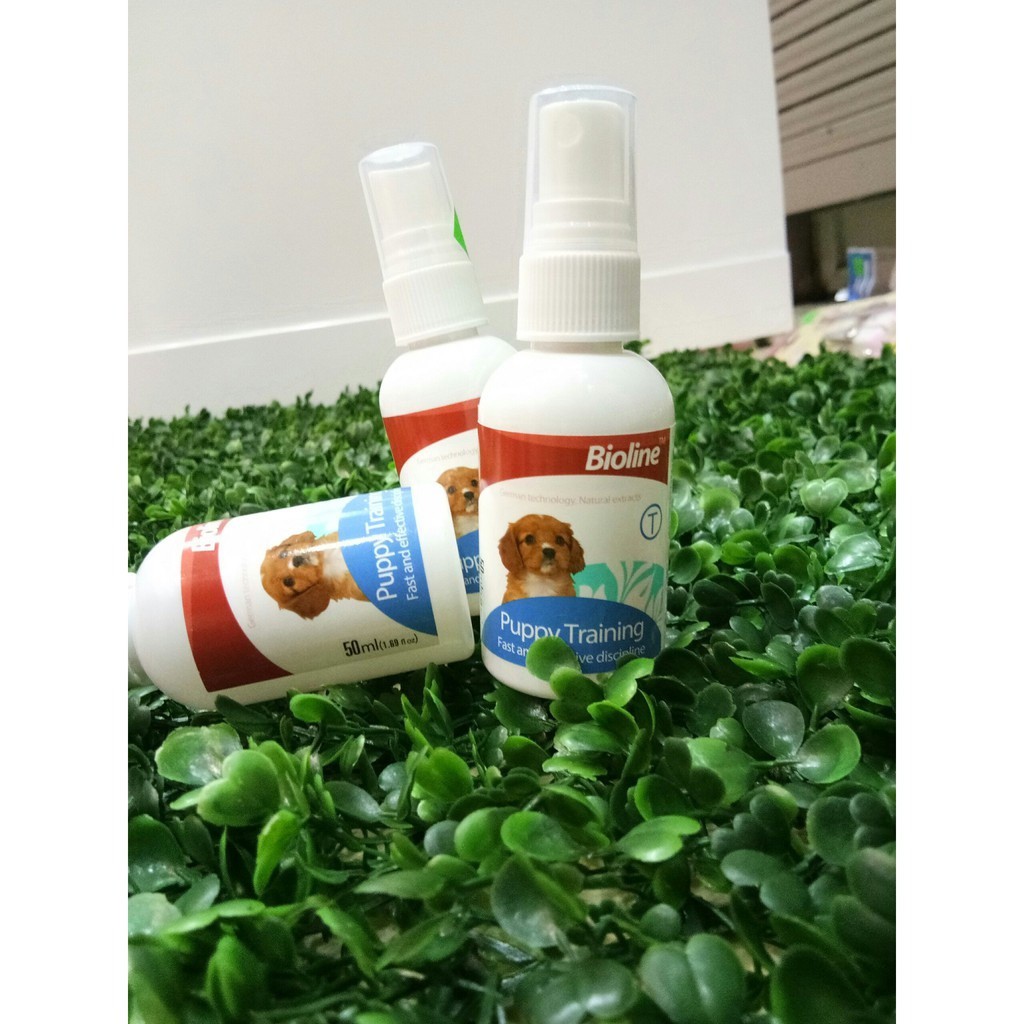 Xịt huấn luyện đi vệ sinh đúng chỗ Bioline Cho chó Mèo