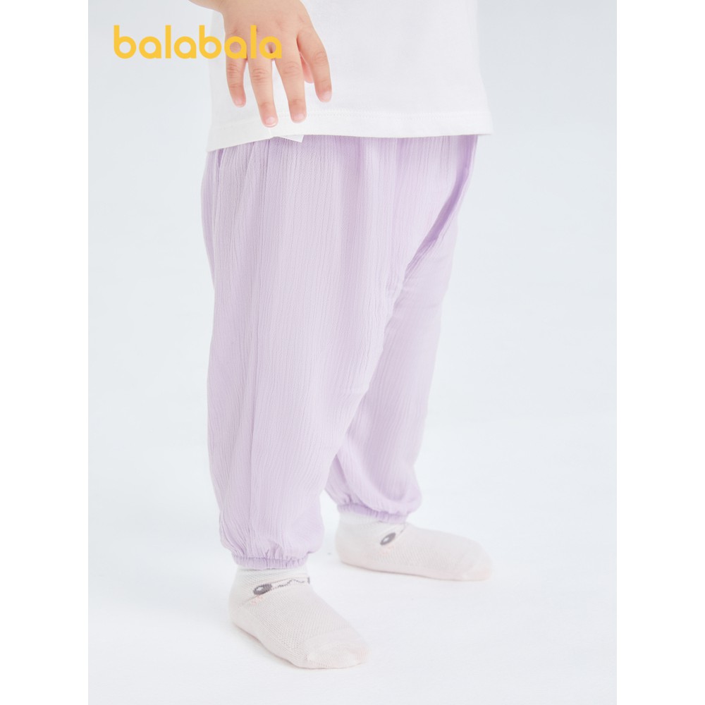 (0-3 tuổi) Quần dài bé gái màu hồng tím hãng BALABALA 20022110800160055