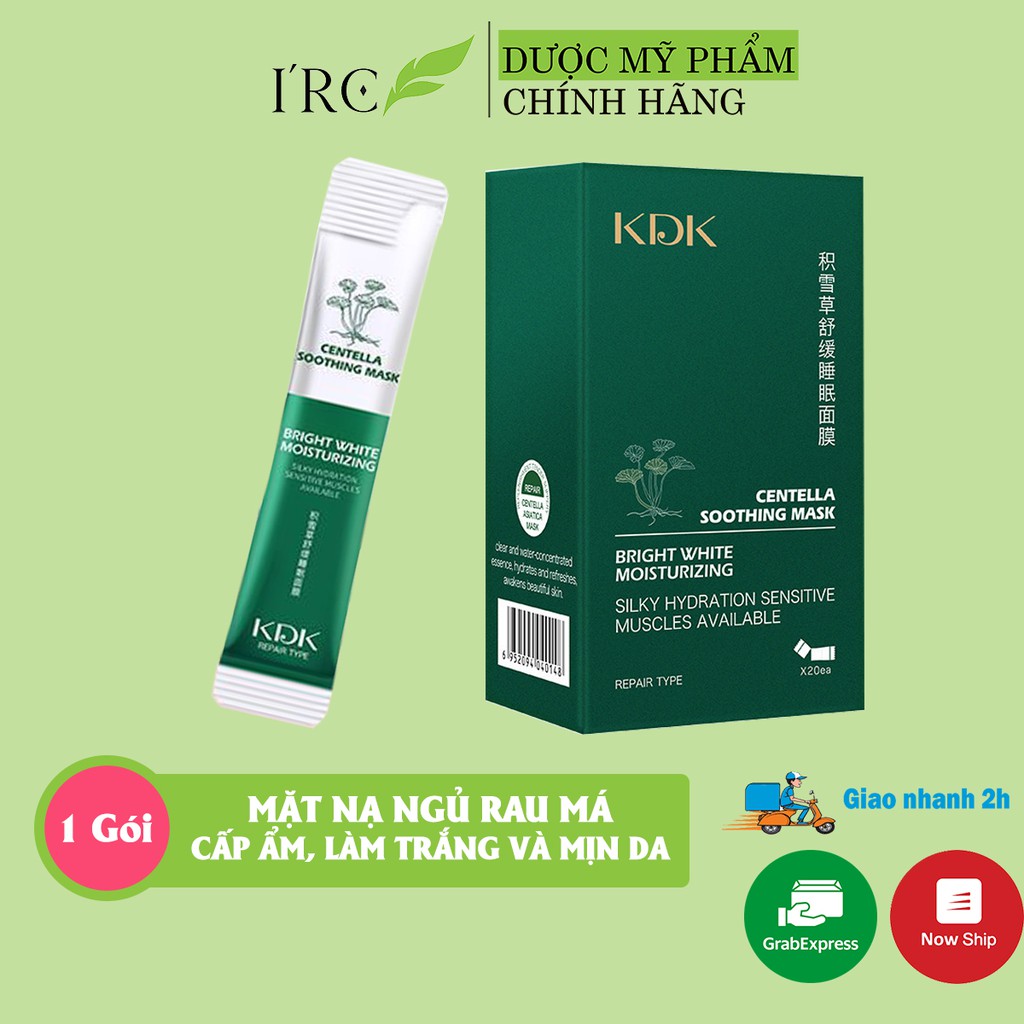 Mặt Nạ Ngủ Tinh Chất Rau Má Giúp Dưỡng Ẩm Làm Trắng Da Và Chăm Sóc Da Hiệu Quả