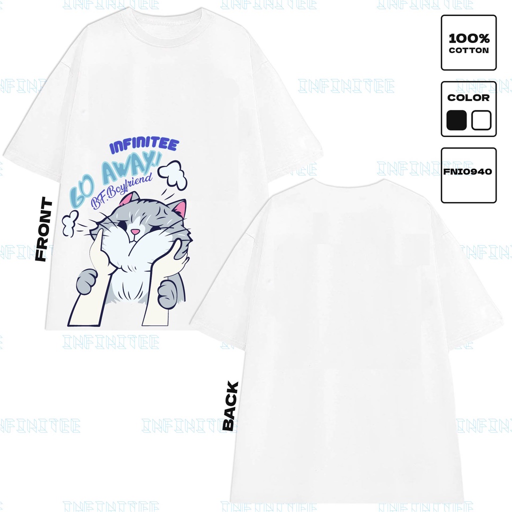 Áo thun INFINITEE Fni0940, Thun 100% Cotton - form rộng Unisex.