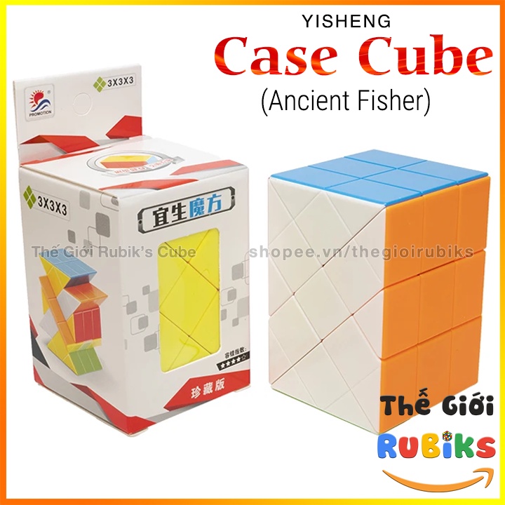 Rubik YiSheng Case Cube Ancient Fisher 3x3x3 - Rubik 3x3 Biến Thể 6 Mặt.