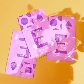 Mặt Nạ Giấy 3 Bước Dưỡng JJ Young Vitamin E 3-Step Sheet Mask