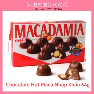 Chocolate Meiji Hạt Macadamia Nhập Khẩu 64g