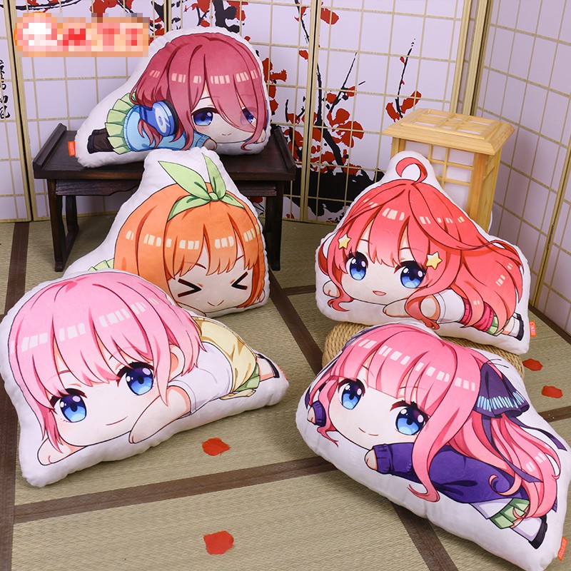 Gối nhồi bông hình nhân vật anime Go-Toubun kích thước 45cm