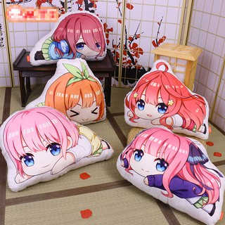 [Mã TOYDEC hoàn 20K xu đơn 50K] Gối nhồi bông hình nhân vật anime Go-Toubun kích thước 45cm