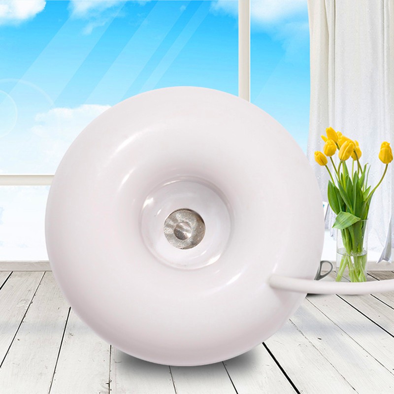 Máy tạo độ ẩm khuếch tán tinh dầu sóng siêu âm kết nối qua USB tiện dụng cho gia đình hình bánh Donut