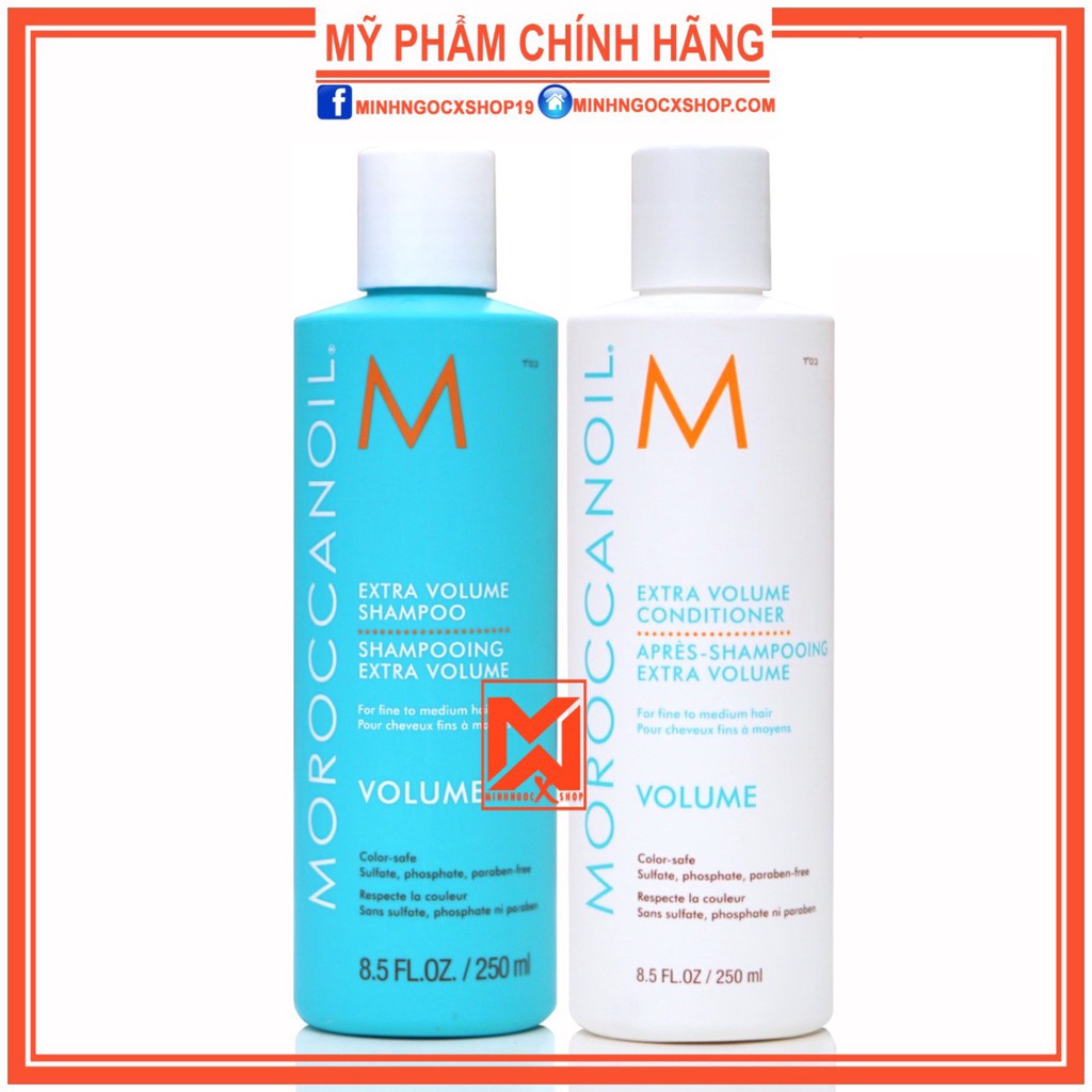 MOROCCANOIL DẦU GỘI XẢ TĂNG PHỒNG MOROCCANOIL VOLUME 250ML CHÍNH HÃNG