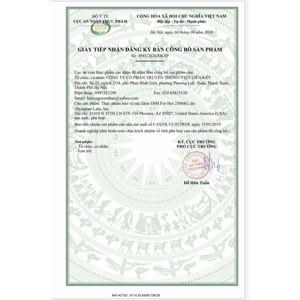 Viên Uống Hỗ Trợ Cân Bằng Nội Tiết Tố Dim For Her Olympian Lab Lọ 30 Viên
