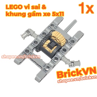 LEGO Technic Vi Sai 62821 + Khung Gầm Xe Cỡ Lớn 5x11 64178