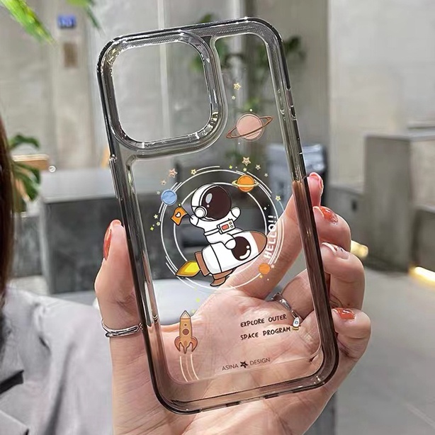 Ốp Điện Thoại TPU Dẻo Trong Suốt Họa Tiết Hoạt Hình Dễ Thương Cho IPhone 14 12 13 6 6S 7 8 14 Plus X XS XR 11 Pro Max