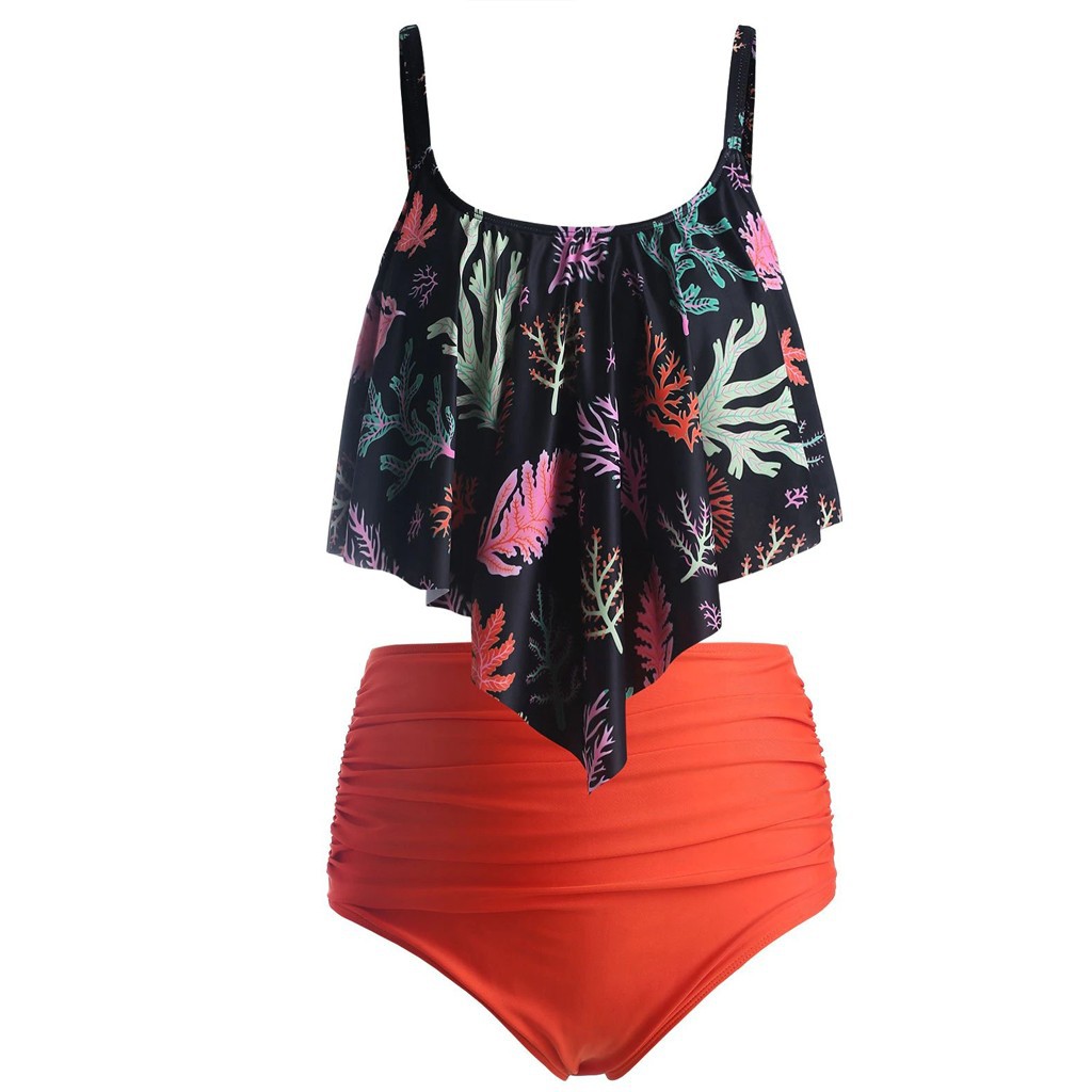 Women Print Sexy Push-Up Padded Bra Bikini Set Swimsuit Swimwer | BigBuy360 - bigbuy360.vn