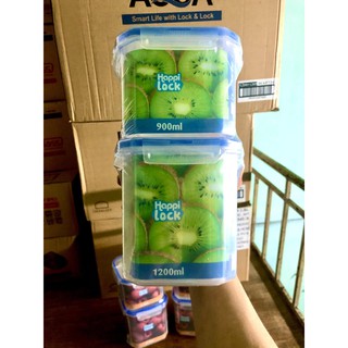 Bộ 2 hôp nhựa happy lock 900ml và 1200ml
