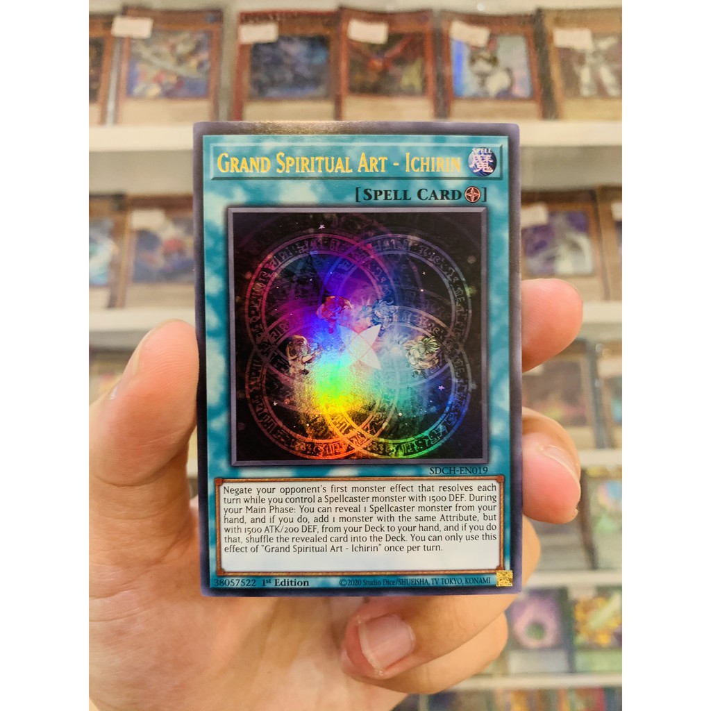 Thẻ Bài Lẻ YugiOh! Mã SDCH-EN019 - Grand Spiritual Art - Ichirin - Ultra Rare - 1st Edition