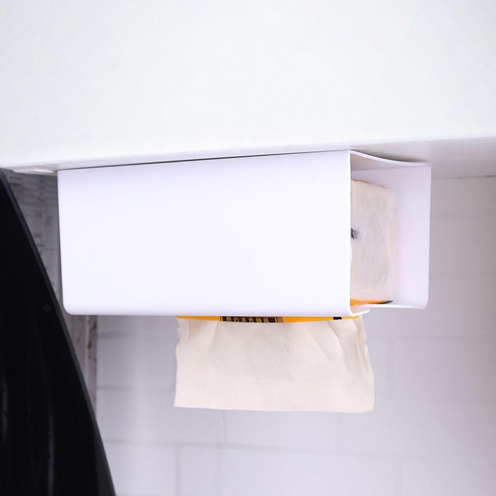 Hộp Đựng Khăn Giấy Gắn Tường Không Cần Khoan Tiện Dụng Cho Nhà Bếp / Nhà Vệ Sinh