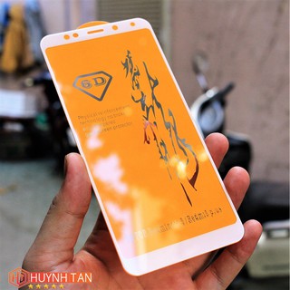 Cường lực redmi 5 plus 6D trong suốt FULL MÀN bảo vệ chống trầy xướt phụ kiện huỳnh tân store