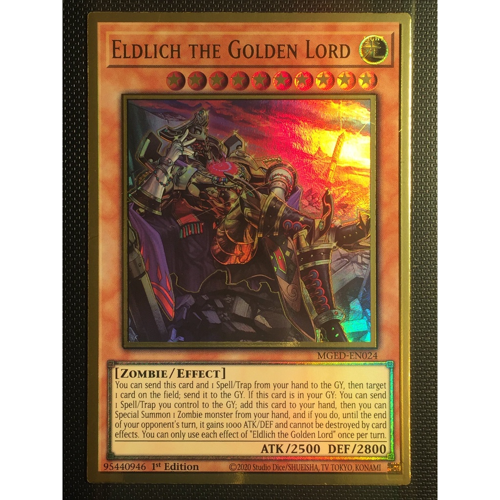 Bài Yugioh OCG - Eldlich The Golden Lord MGED