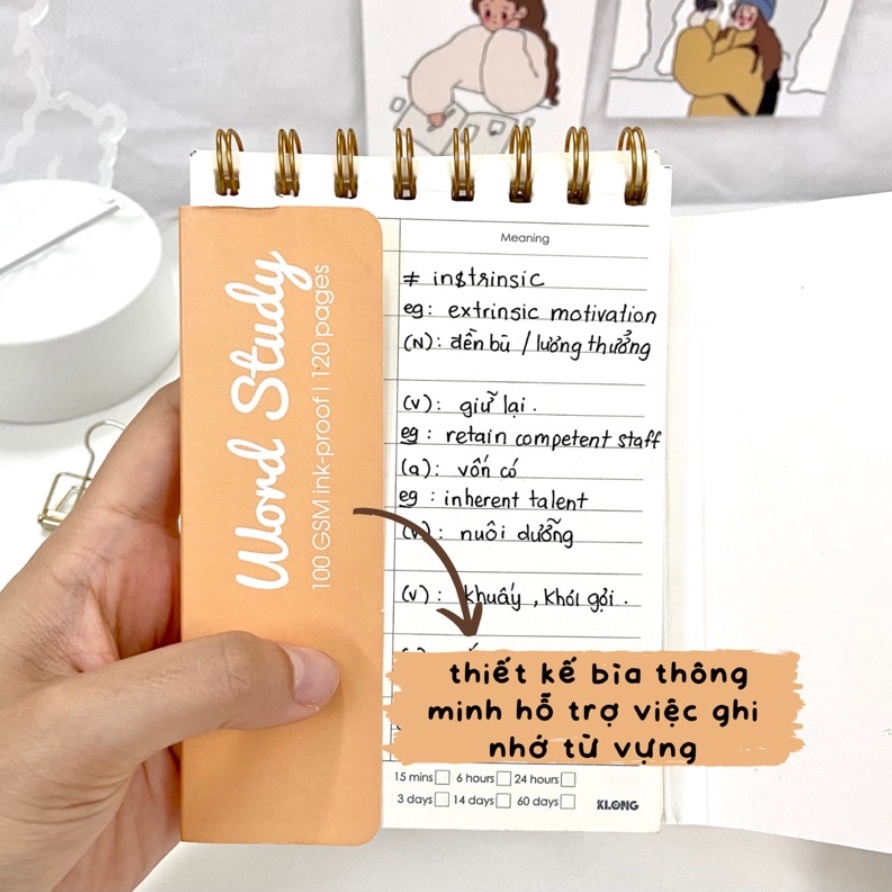 SỔ HỌC TỪ VỰNG NHỎ GỌN BỎ TÚI