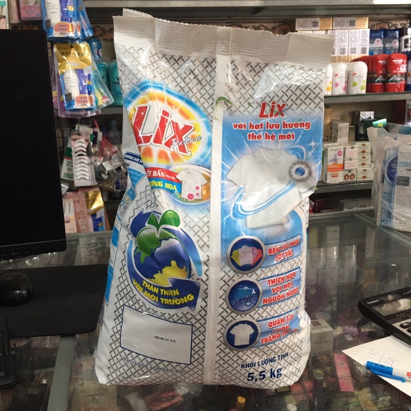 Bột Giặt Lix Extra 5,5 kg