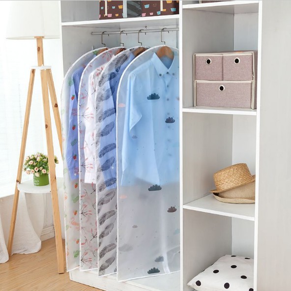 Clothes Dust Cover Coat Suit Protect Storage Bag Wardrobe Organizer