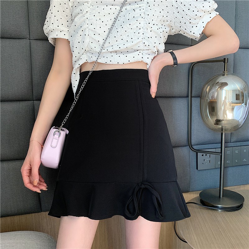 [ Mã FAMAYWA giảm 10K đơn 50K] Chân Váy Chữ A Lưng Cao Phối Dây Rút Ulzzang CV08 | BigBuy360 - bigbuy360.vn