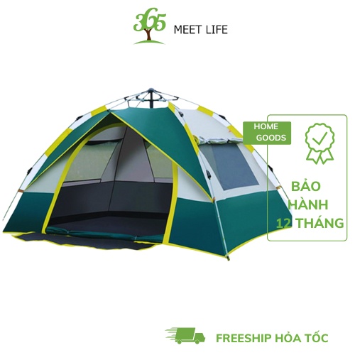 Lều cắm trại loại Lều tự bung HÀNG CAO CẤP, sức chứa 4-6 người, chống nắng, chống nước tiện lợi cho du lịch, dã ngoại