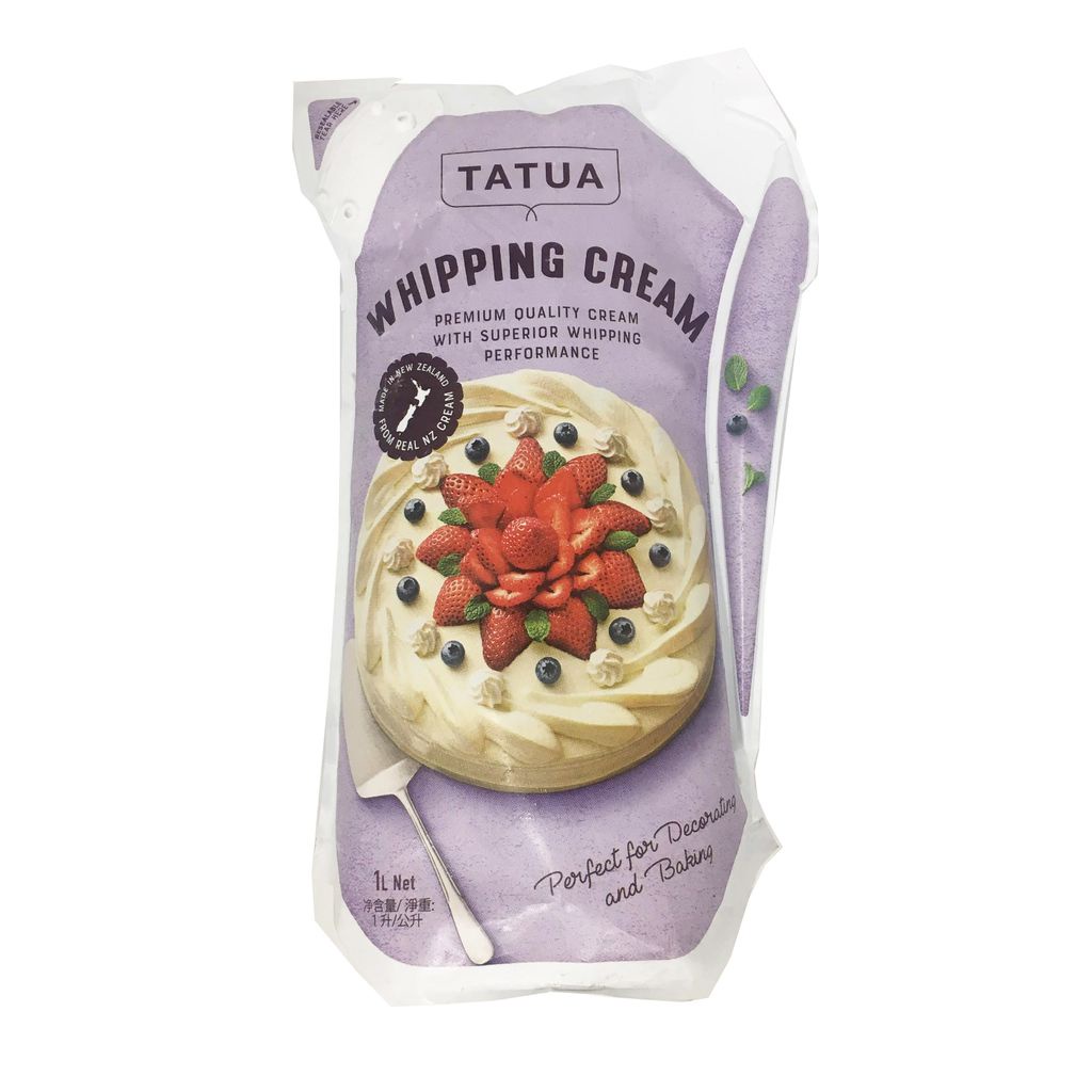 Kem sữa Whipping Cream Tatua 1L ⚡HÀNG CAO CẤP⚡ Kem tươi chuyên dùng cho làm bánh, món tráng miệng, nấu súp