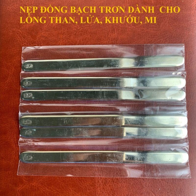 Combo 10 nẹp lồng chim inox hàng nội địa Trung, mới chưa sử dụng