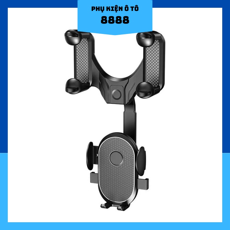 Giá đỡ điện thoại treo gương cao cấp xoay 360 độ, cứng cáp, siêu chắc chắn, siêu bền