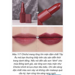 son thỏi tone tím đậm chất phương tây