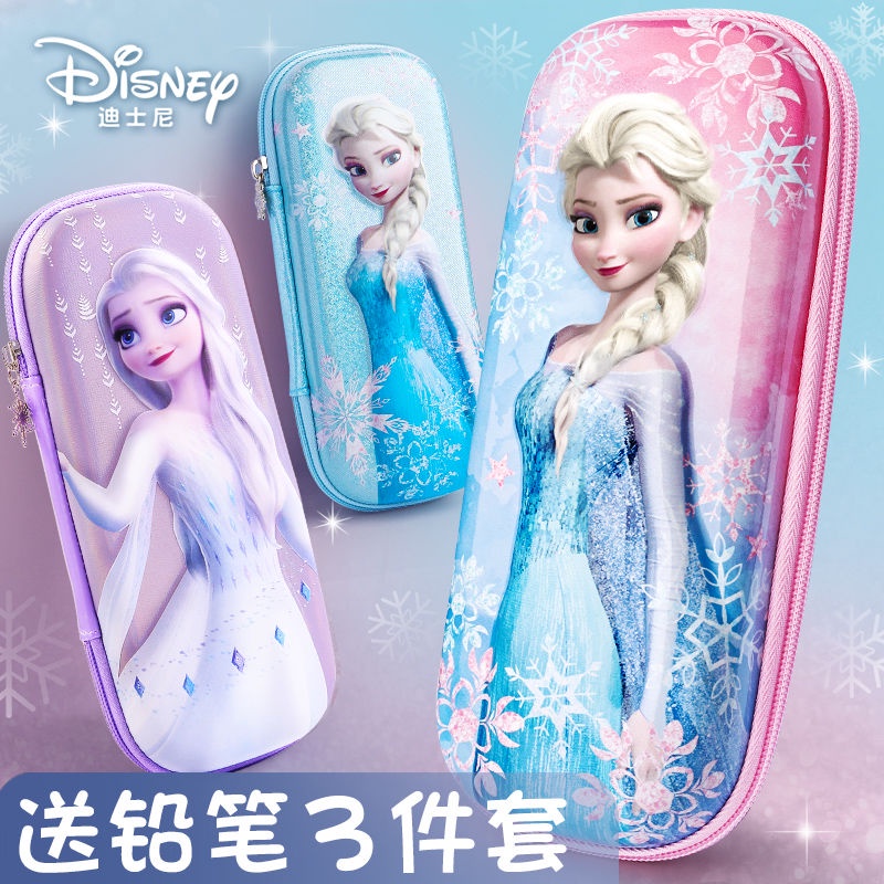 ♛Hộp Bút Cỡ Lớn Họa Tiết Hoạt Hình Disney Dễ Thương Cho Học Sinh Tiểu Học