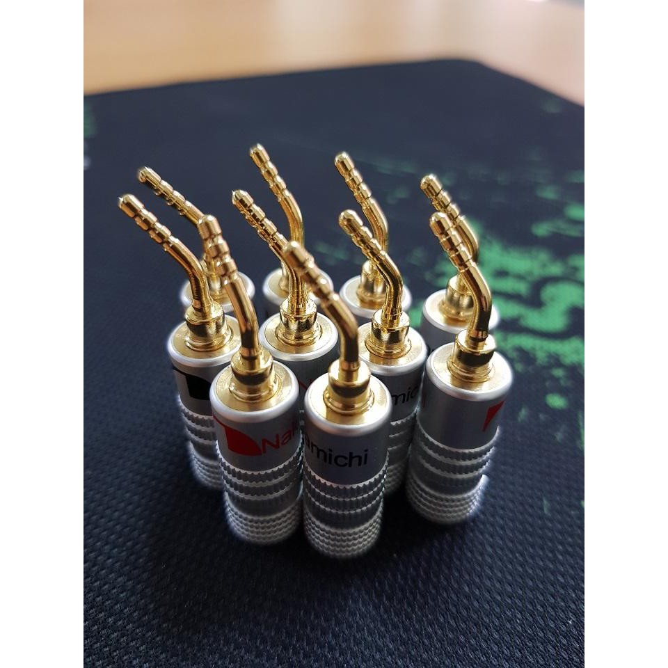 04 cái jack loa mỏ chim NaKaMiChi/ 04 cái Jack mỏ chim Nakamichi
