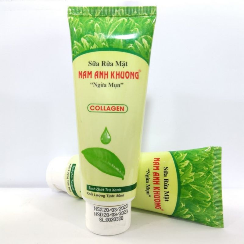 Sữa rữa mặt Collagen ngừa mụn trắng da Nam Anh Khương 100ml | BigBuy360 - bigbuy360.vn