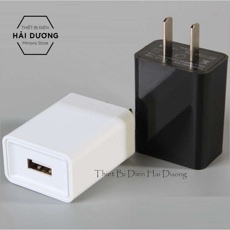 Củ sạc usb dành cho điện thoại android - iphone - thiết bị cắm điện có dây usb 5v-2a
