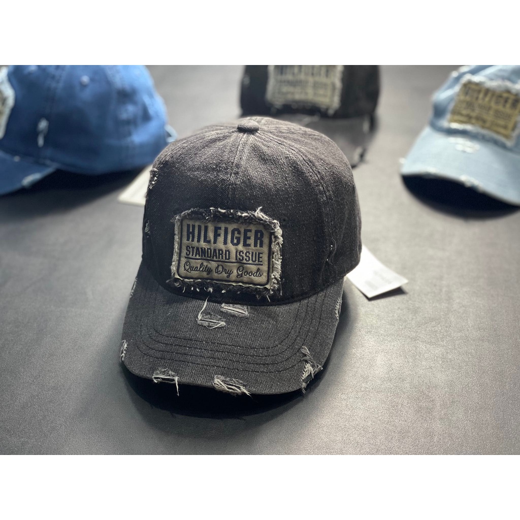 Nón nam nữ lưỡi trai chất jean rách