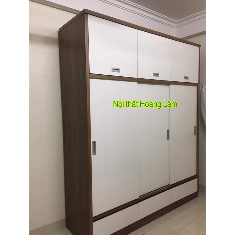 Tủ lùa gỗ công nghiệp có ngăn kéo ngoài