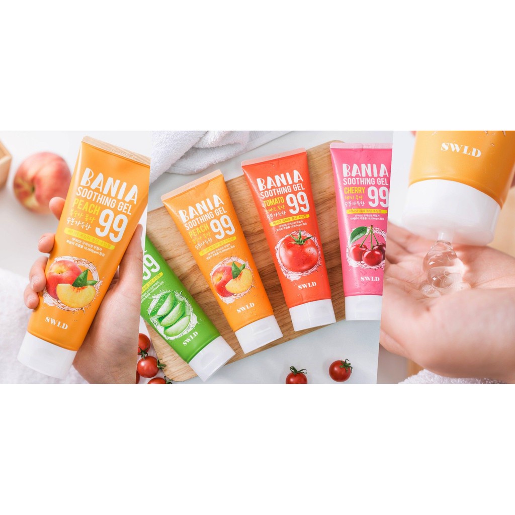 Gel dưỡng da hương trái cây Swld Bania Soothing Gel 250ml