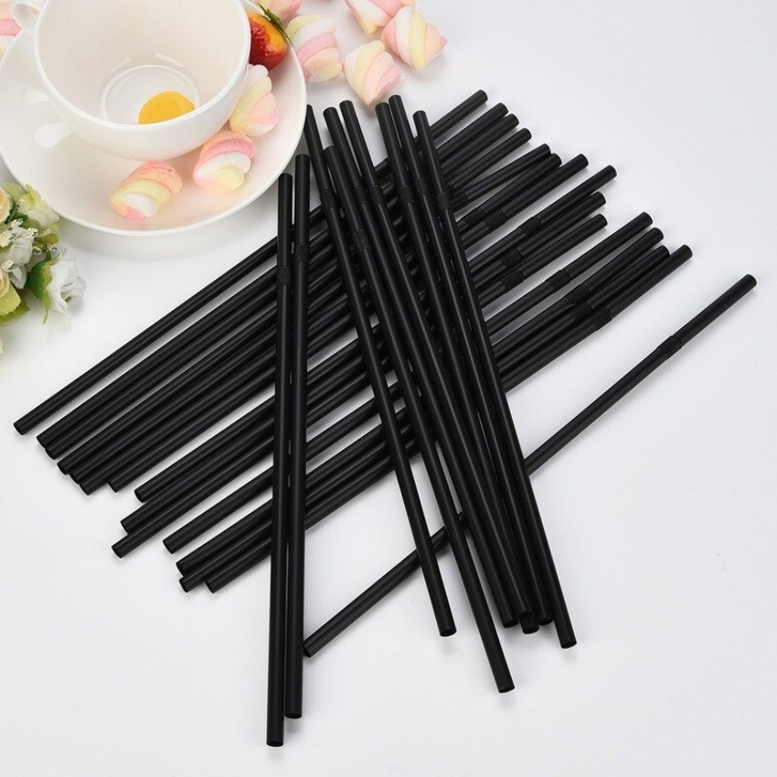 Bịch 500gr Ống Hút Nhựa Thẳng Nhiều Màu Phi 6 - phi 8 - Phi 12 Dùng Cho Cafe, Sinh Tố, Hút Trân Châu Loại Tốt