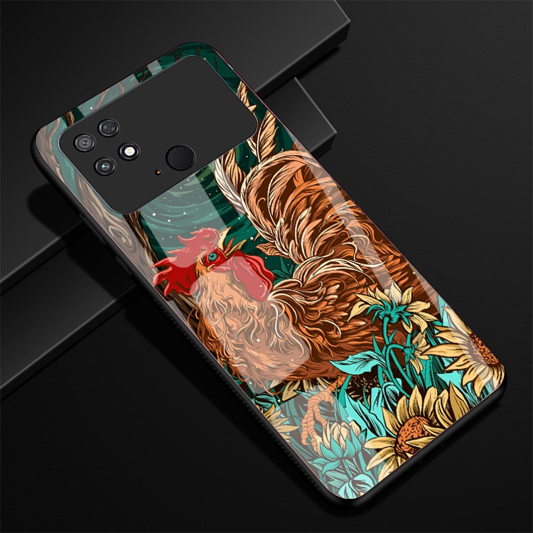 Ốp Lưng XIAOMI POCO C40 mặt kính cường lực cao cấp thiết kế Độc Quyền