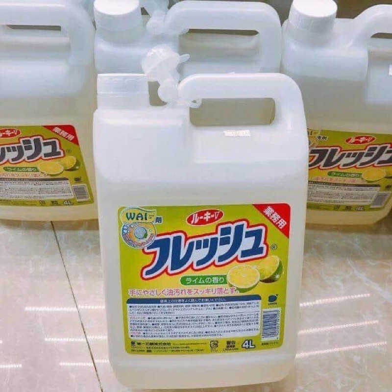Nước rửa chén Wai Nhật Bản 4lít