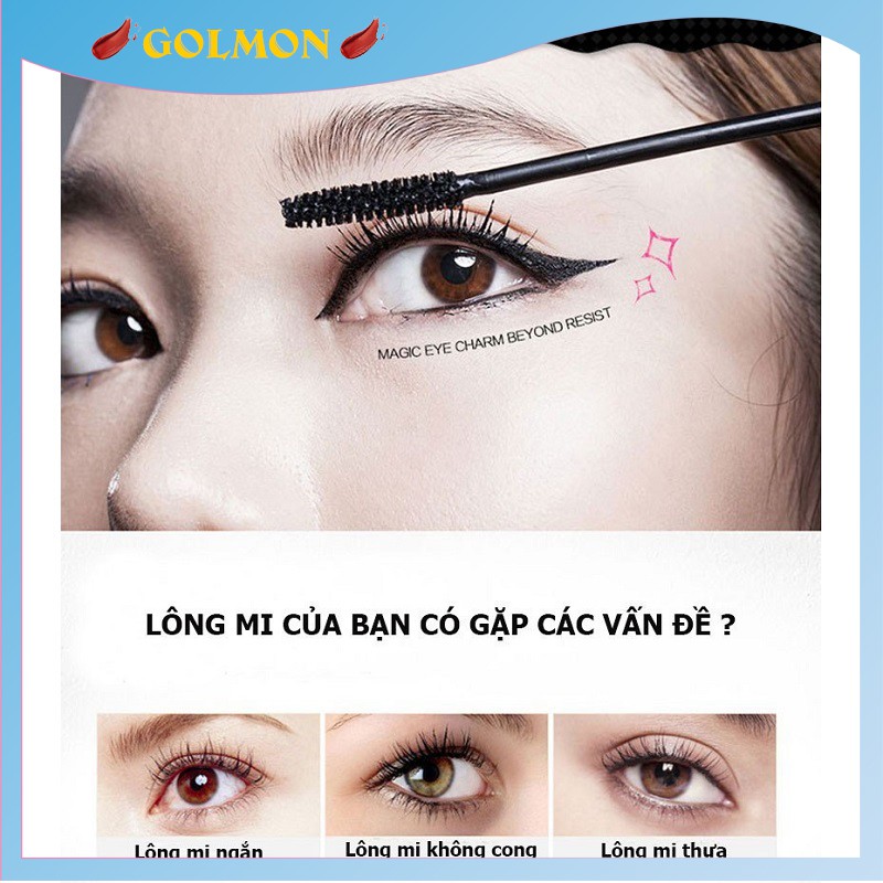 Mascara IMAGES chuốt mi dài và cong vút chuốt mi đẹp makeup trang điểm mascara nội địa trung golmon