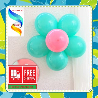 Set bóng trang trí sinh nhật hình bông hoa